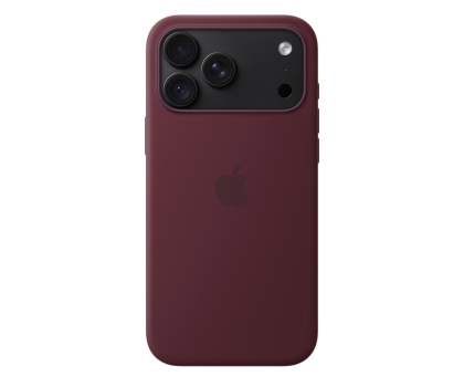 Etui / obudowa na smartfona Apple Silikonowe etui z Magsafe do iPhone 18 Pro Max burgund